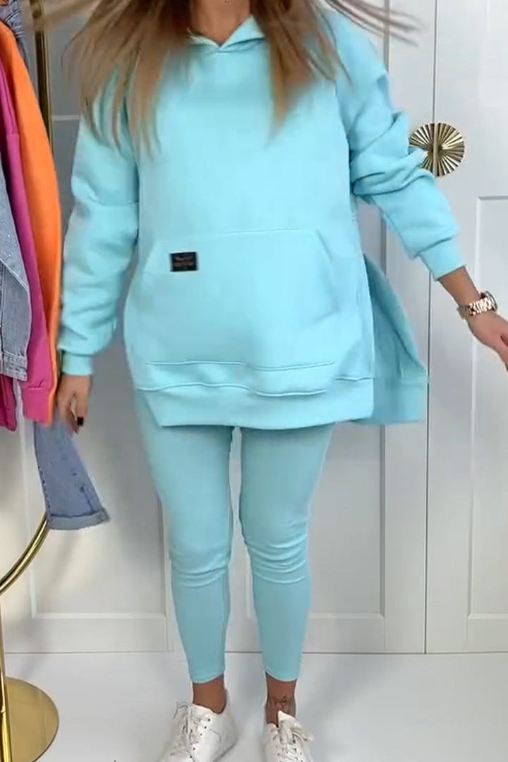 Nerina | Set Hanorac Casual și Jambiere 