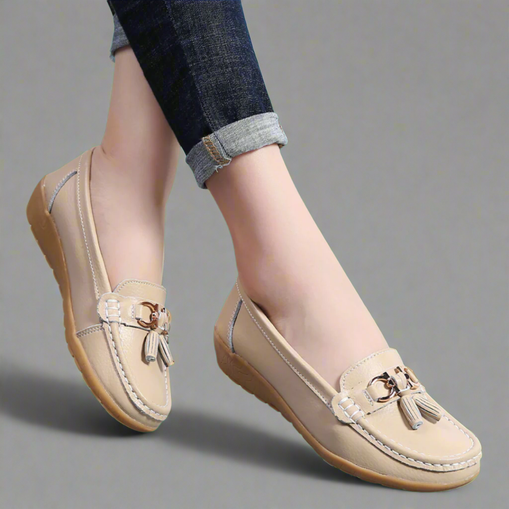 Ulfrida | Mocasini ortopedici din piele pentru confort și stil