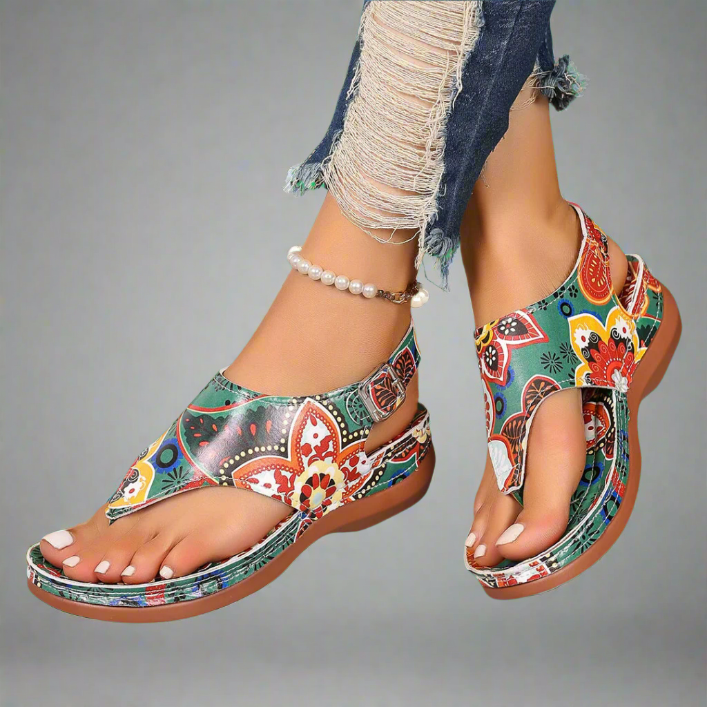 Regine | Sandale din piele cu toc înalt, realiza manual din materiale premium