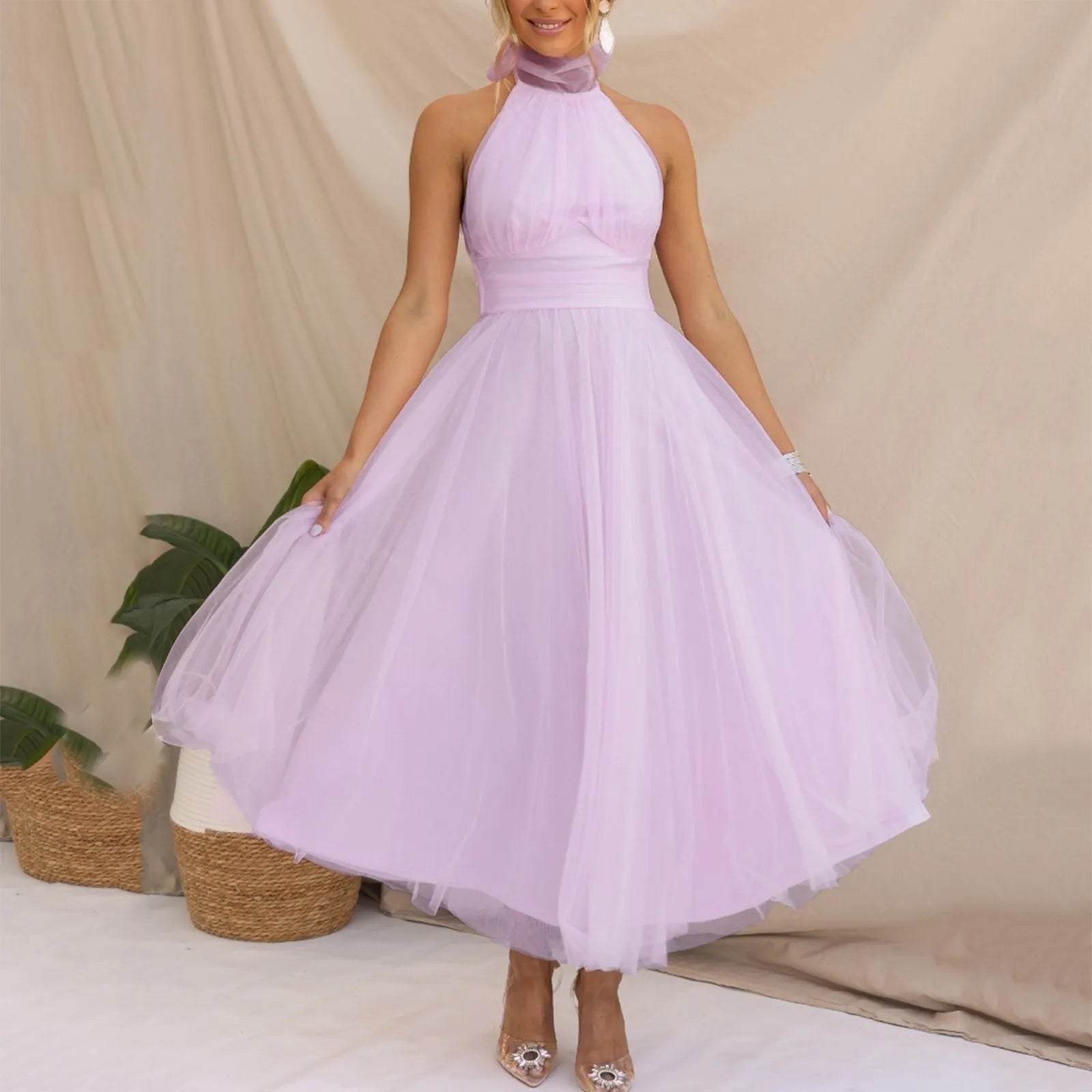 Coraline – Rochie de Damă Elegantă Fără Mâneci, Stil Modern