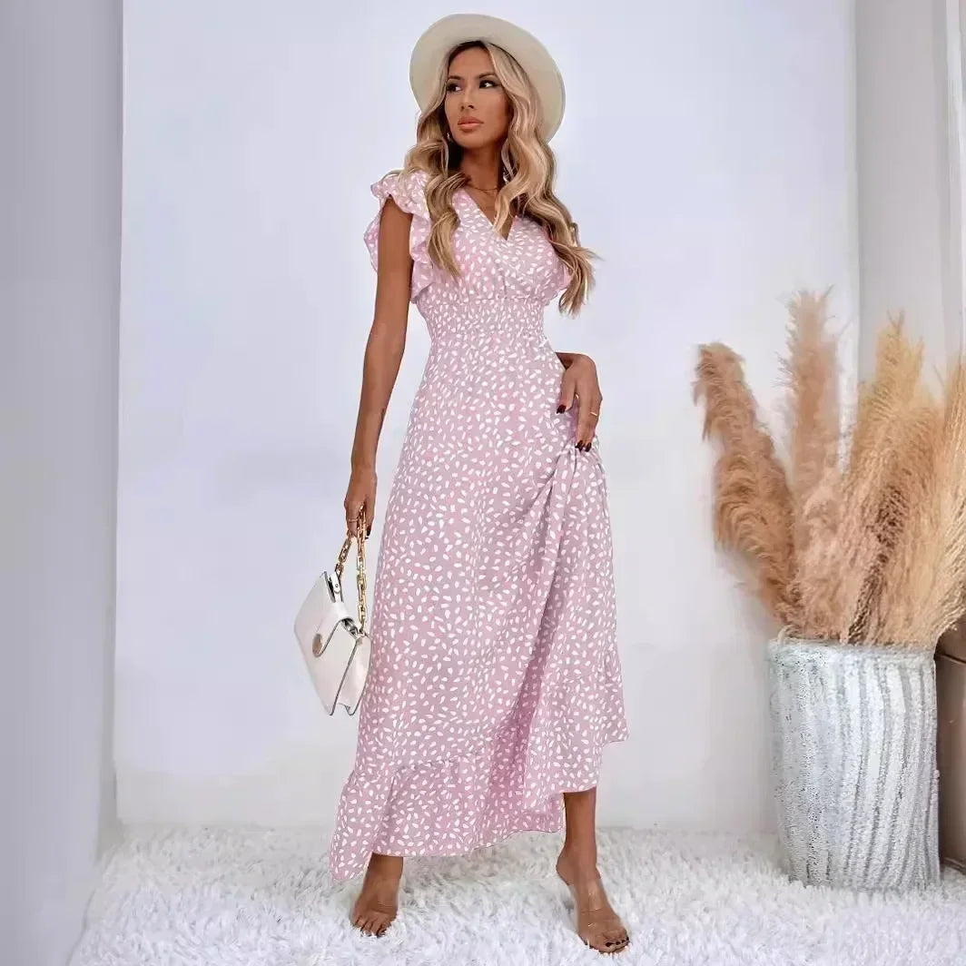 Elieshia – Rochie de Damă Elegantă de Vară cu Talie Accentuata 