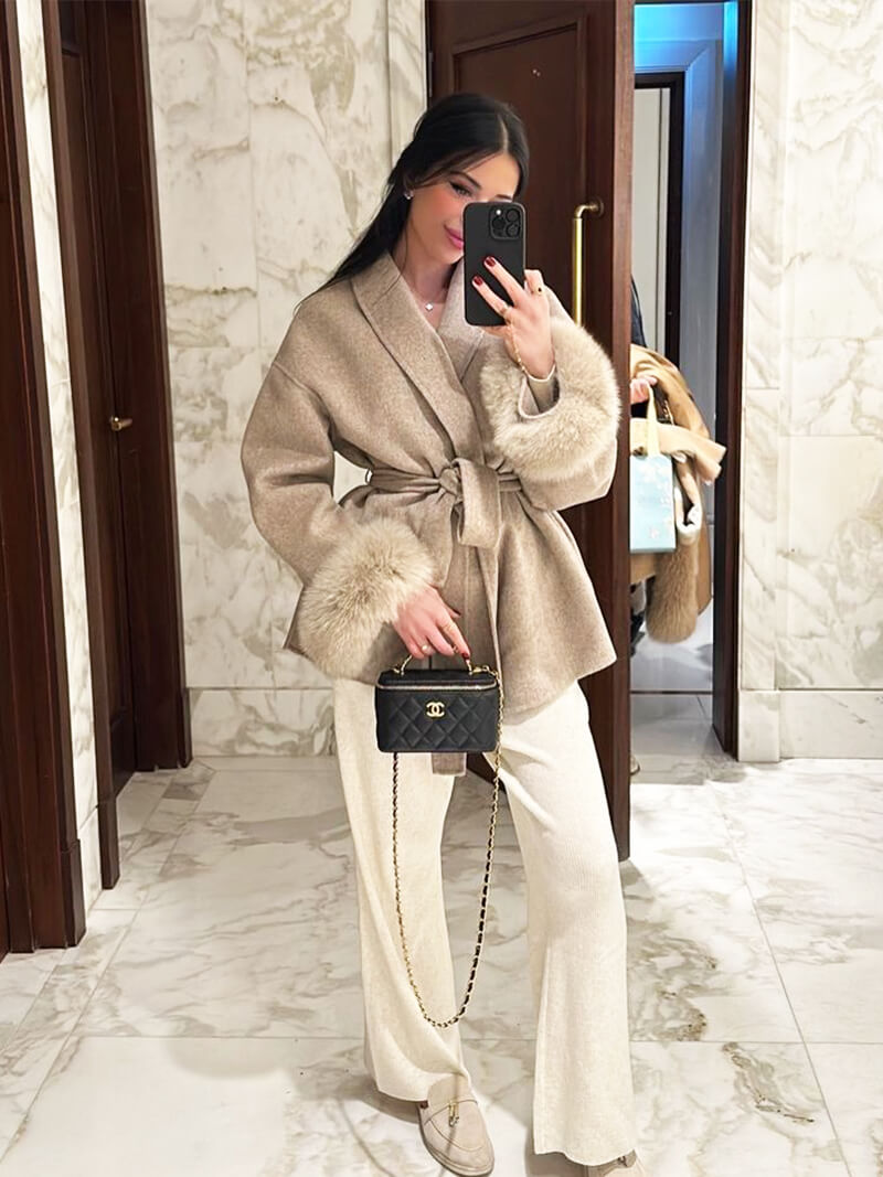 Grace – Palton de Damă Elegant din Blană Sintetică