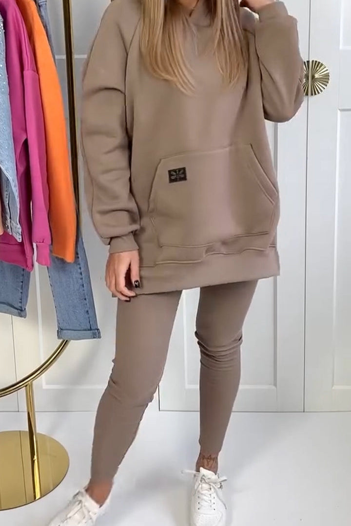 Nerina | Set Hanorac Casual și Jambiere 