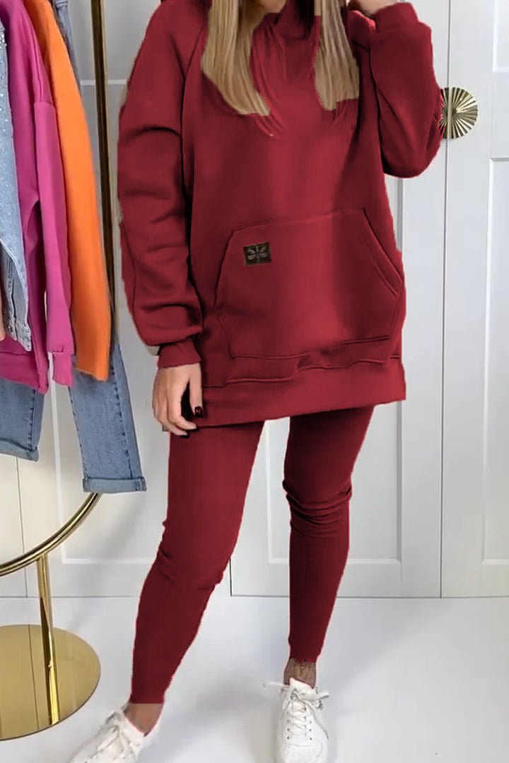 Nerina | Set Hanorac Casual și Jambiere 