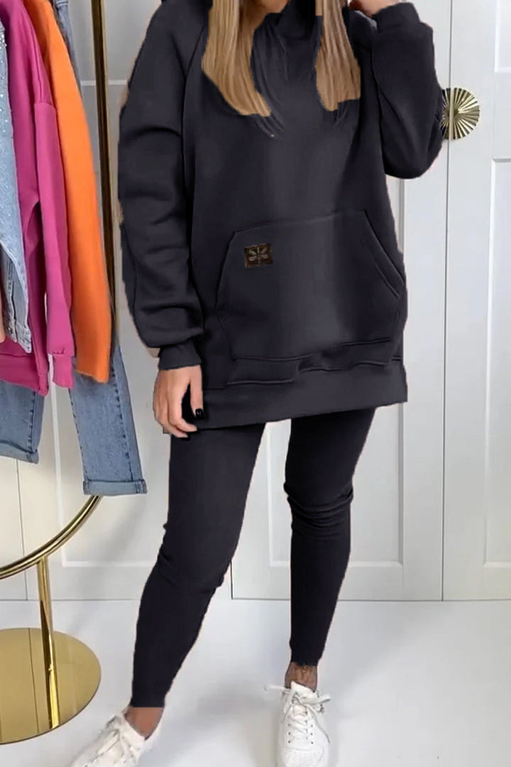 Nerina | Set Hanorac Casual și Jambiere 