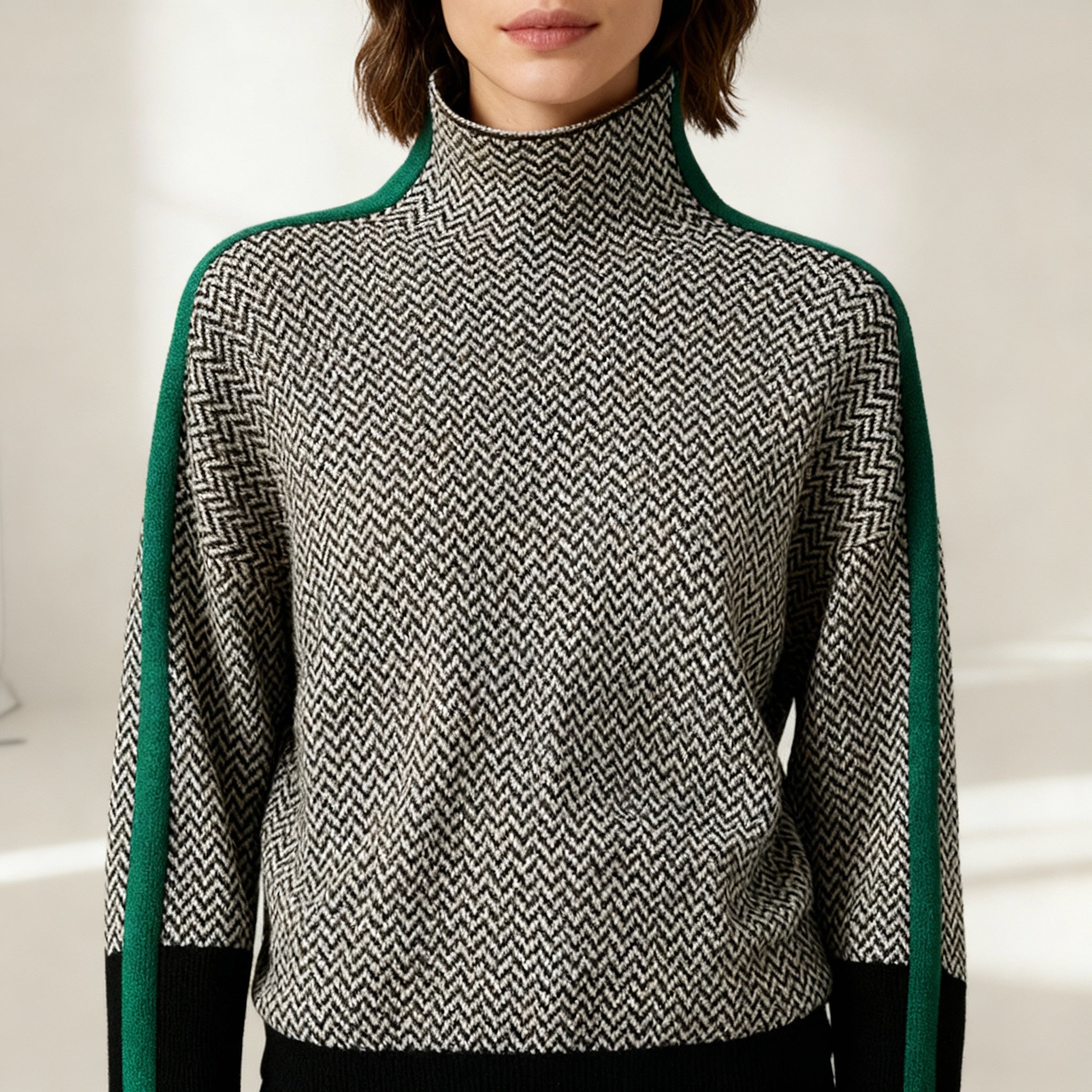 Loredana - Pulover cu guler înalt