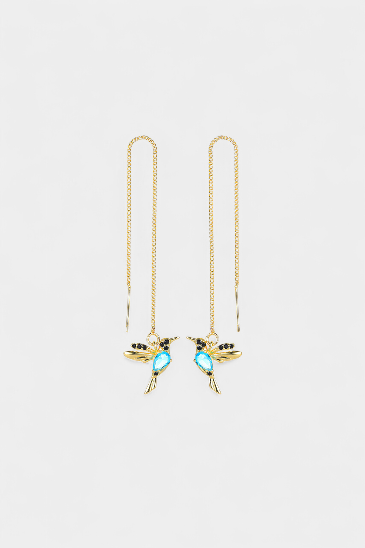 Anca – Cercei lungi cu motiv pasăre