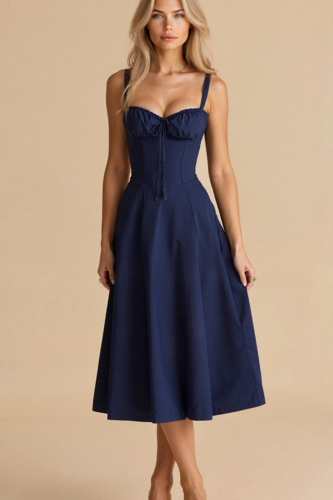 Ilona – Rochie de Damă Bustier cu Talie Evidențiată Elegantă 